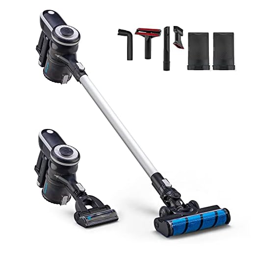 Simplicity S65 Premium Stick Vacuum Cordless Rechargeable Superstar, Extra Battery, One-Click and Go Multi Surface Vacuum Cleaner, Converts to Hand Vacuum Cleaner for Car and Household Cleaning, S65P
