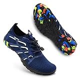 Schnell trocknend: Diese Aqua-Schuhe trocknen dank 7 Löchern auf der Unterseite sehr schnell und gewährleisten eine kühlere, trockenere und gesündere Umgebung für Ihre Füße.