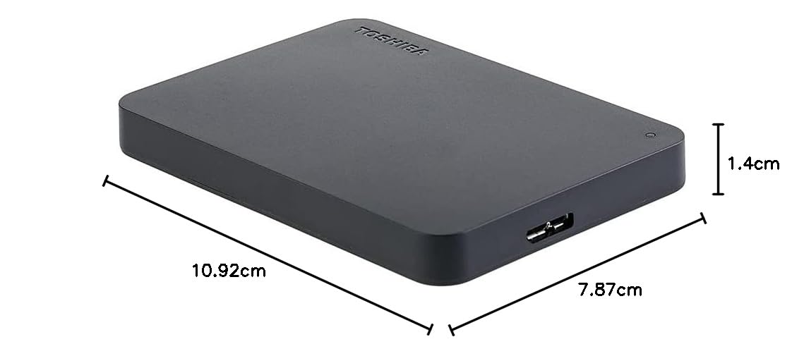 Toshiba HDTB410XK3AA Canvio Basics 1TB Portable External Hard