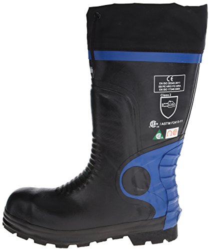 Viking Footwear Ultimate Construction Waterproof Boot,Black/Blue,7 M US