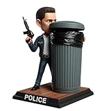 Custom Bobblehead Undercover Policeman Bobblehead Police Agent Figurine Personalized SWAT Bobble Heads for Men Cop Brother Father Friend Office Decor