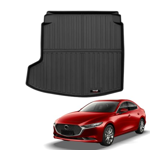 Custom for 2019-2025 2026 Mazda 3 Sedan Cargo Mats Trunk Lin