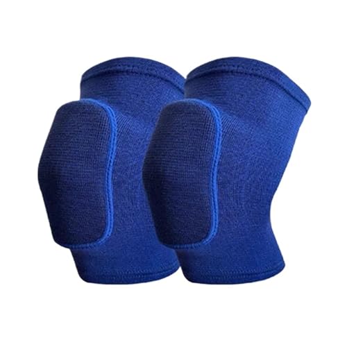 CHYLMAPHEN 1 Pair of Sports Knee Pads for Men Female Knees Protective for Dance Yoga Volleyball Football Running Cycling Tenni for Volleyball Football Dance Yoga Tennis Running(Blue,L)