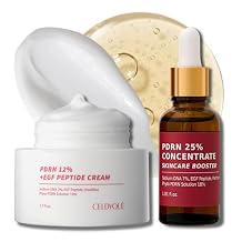 Salmon DNA PDRN & EGF Peptide Duo Set 25% Concentrate Serum + 12% Cream | Volufiline + Salmon DNA + Phyto PDRN | Post-Microneedling Anti-Aging w/Niacinamide & Hyaluronic Acid | Korean Skincare