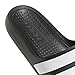 adidas Unisex-Adult Adilette Flow, Black/White/Black, 4