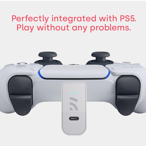 Remotto5 - Cargador para Mando de PS5 Inalámbrico - Batería Portátil para DualSense Juega Mientras Carga - Larga Duración +12 Horas de Autonomía - PS5 Accesorios - imagen 5