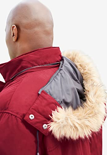 KingSize Men's Big & Tall Arctic Down Parka With Detachable Hood And Insulated Cuffs2