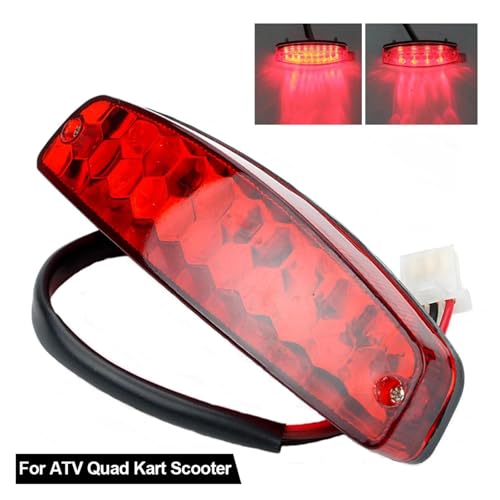 Feu arrière LED 12V pour quad et scooter avec clignotants intégrés - 3