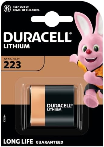 Duracell CR223 High Power Lithium Battery, pack of 1, Specialty Devices, Camera, SLR, Night-vision Goggle