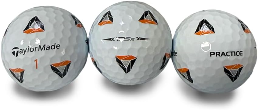 TaylorMade 2021 TP5x PIX2 Practice Balls, 12 Dozen Balls