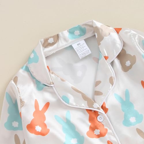 Pajamas For Toddler Girls Kid Baby Silk Pjs Strawberry Long Sleeve Tops Long Pants 2 Pieces Nightgowns Sleepwear3