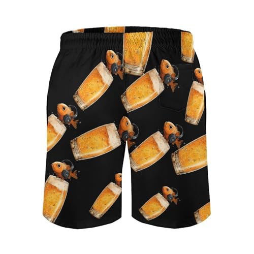 Sing Sip Fish Mens Swim Trunks Quick Dry Board Shorts Beach Swimwear Bathing Suits3