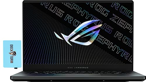 ASUS ROG Zephyrus G15 Gaming Laptop 15.6" 165Hz LED Display 2K QHD (AMD Ryzen 9 5900HS 8-Core, 40GB RAM, 2TB PCIe SSD, GeForce RTX 3080, 2560x1440, RGB Backlit KB, WiFi 6, BT, W10H) w/Hub