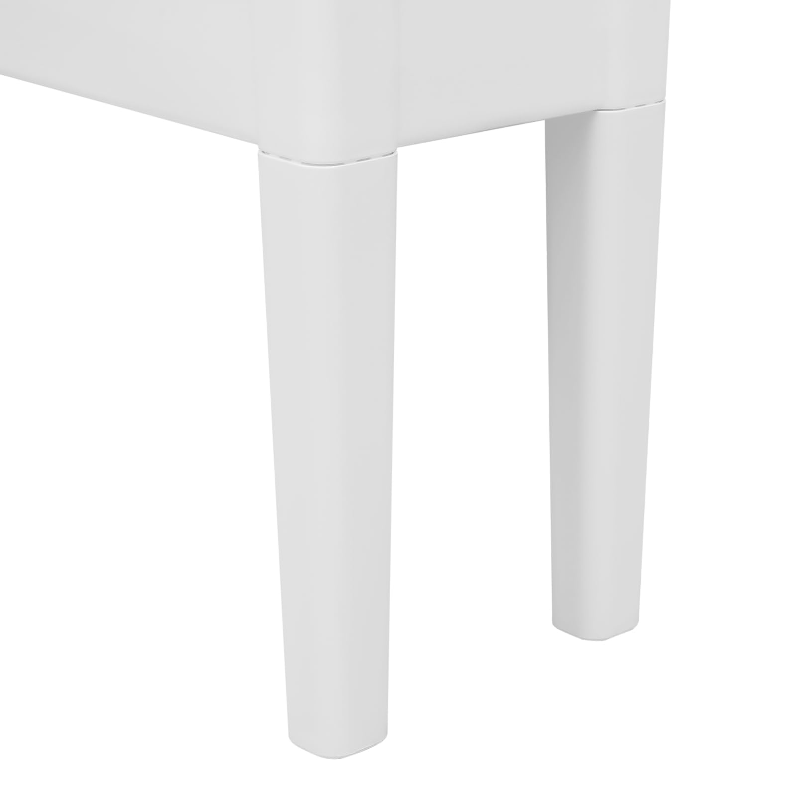 Set di 2 aiuole rialzate da balcone, 75 x 34,5 x 65,5 cm, rettangolari per esterni, fioriera con piedini in gomma, per verdure, erbe aromatiche, fiori su terrazze, giardino
