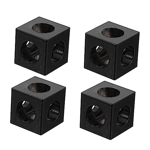 CHILDWEET 4pcs Corner Bracket Cube Aluminum Extrusion Corner Bracket Block Cube for Printer Extrusion