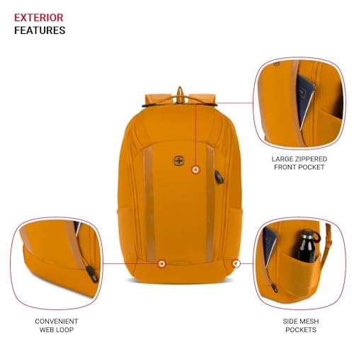 Image of SwissGear 8119 Laptop Backpack, Fits up to 17-Inch Laptop, Mustard