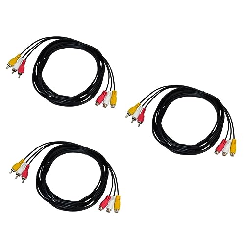 Cable divisor estéreo jojofuny para conectar tu reproductor de DVD y VCR antiguo a la TV