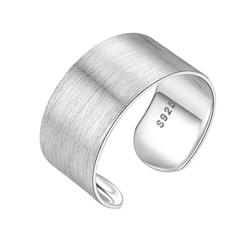 Consegna 1x anelli argento; confezione regalo di 1x scatoletta & 1x sacchetto di velluto.