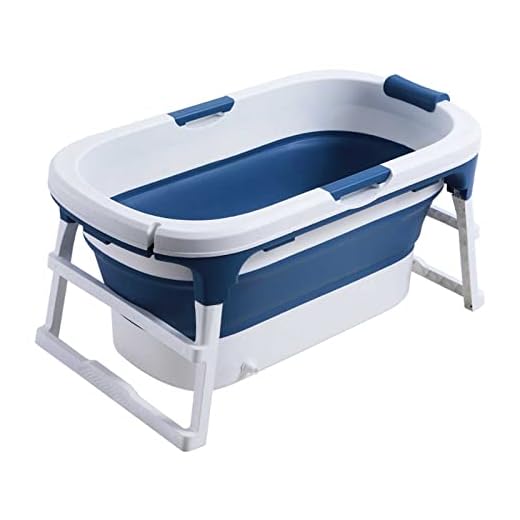 Portable Bathtub Large Free-Standing Folding Bathtub Adult and Children Shower Room Immersion Vertical Bath Bucket Suitable for Indoor Adult Shower Relaxation (112x63x55cm)