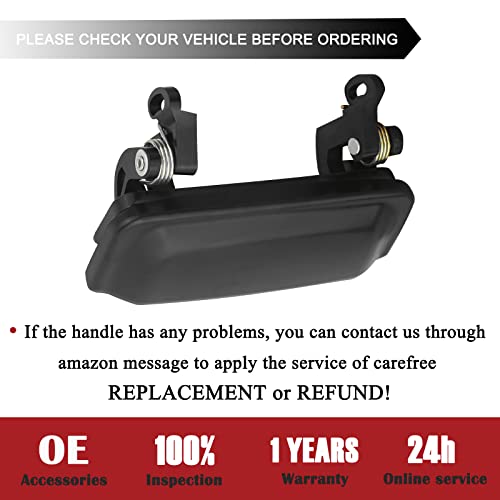 Tqponly 79102 Exterior Door Handle,Compatible With 1998-2005 Ford Explorer Sport Trac Mercury Mountaineer Front Rear Left Driver&Right Passenger Side #TOP5