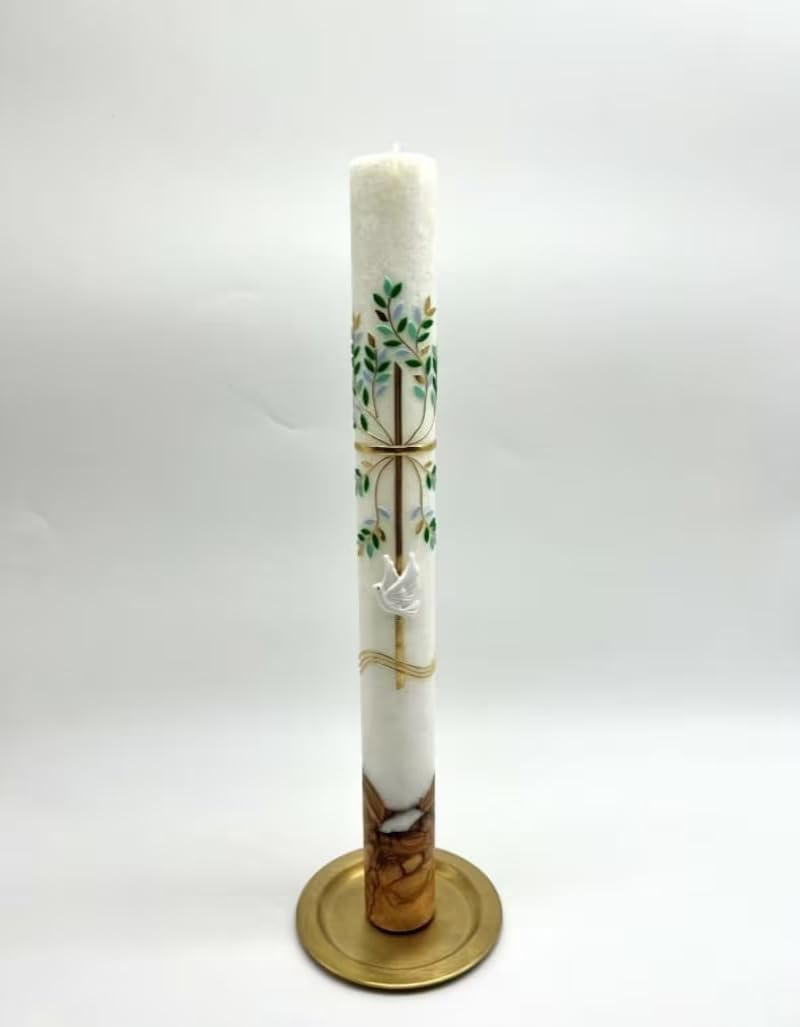 Generic Baptismal candle Niko, White