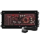 Black Diamond DIA-K1X Car Audio Amplifier 1 Channel, Monoblock Amplifier, Class D, 1000 Watts RMS @1-Ohm, 3000 Watts Peak, Acrylic Window with Red LED Lighting, Remote BASS Knob Included