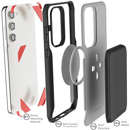 Coque antichoc Galaxy S23 Plus protégeant l'écran et vos cartes - 6
