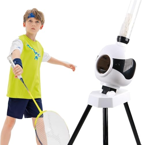 Lanzador automático de volante para práctica de entrenamiento de bádminton en interiores y exteriores