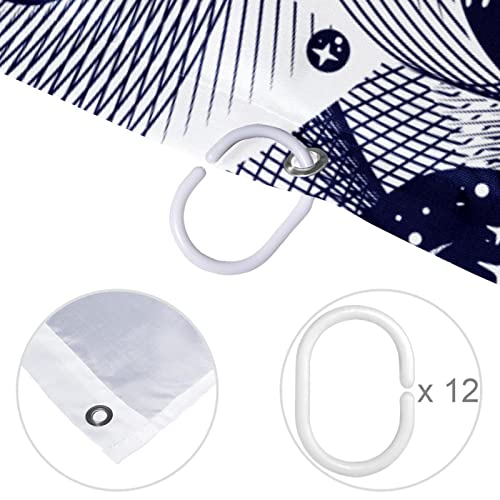 Rideau de douche livre Smart Cat en textile durable de 168 x 183 cm - 5