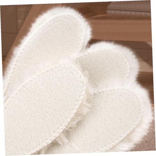 Plantillas de fieltro grueso de lana para invierno unisex miniatura 5