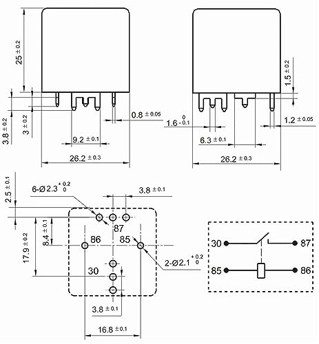 Relé SEV8-P-112DM soluciona caídas de tensión 12V 70A 2
