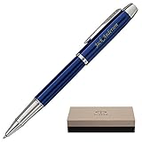 Dayspring Pens - Personalized PARKER IM Blue Rollerball Gift Pen with Name. Custom Engraved Fast!