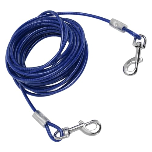 Cable de sujeción antitirones y mordeduras para perros pequeños con mosquetón de 6 mm 5