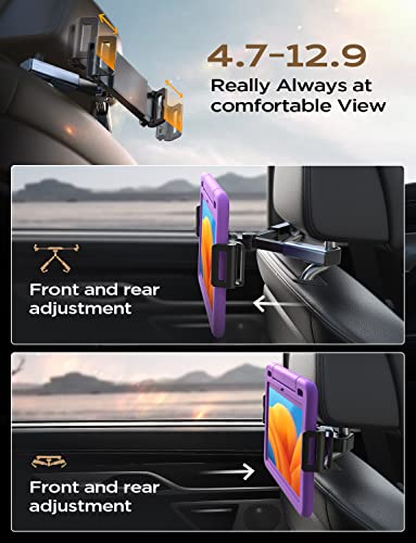 Lisen H715-BLACK Tablet Ipad Holder For Car Mount Headrest Must Have thumb #3