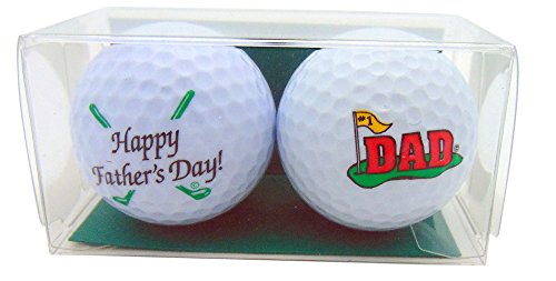 Westman Works Fathers Day Golf Ball Novelty Gift Pack For #1 Dad Golfer, Set Of 2 #TOP4
