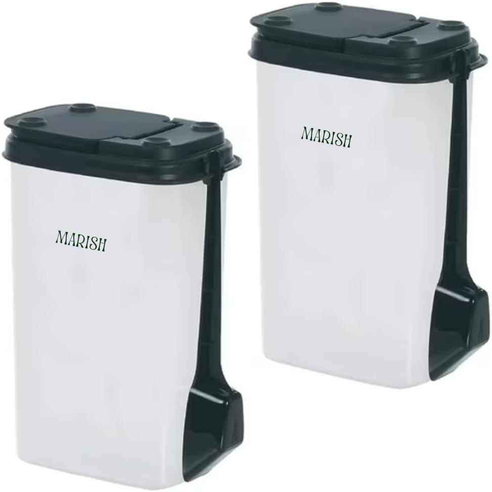 Set de 2 Contenedores de Café Plástico Herméticos MARISH 1.6 Qt