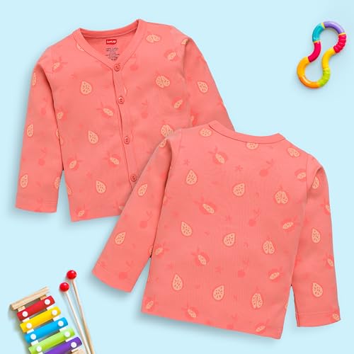 Image of LuvLap Unisex Cotton Regular Fit Jhabla Shirt