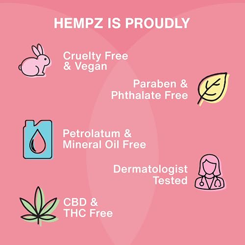 Image of Hempz Herbal Body Moisturizer, Pearl White, Fresh Coconut /Watermelon, 2.25 Ounce (Pack of 4)