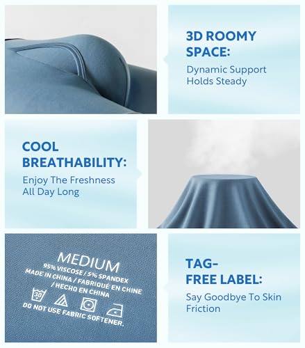 5Mayi Mens Underwear Boxer Briefs for Men Viscose Underwear Comfortable Midrise Undergarments with Open Fly4