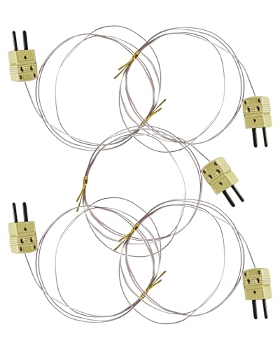 Capteur de température thermocouple K de haute précision avec câble isolé 1m
