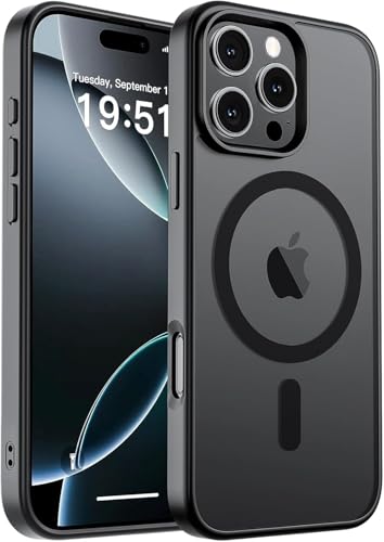 Image of AIBEX Protective OStand Case Compatible for Apple iPhone 16 MagSafe Compatible | Slim Back Cover with Camera Lens Protection, Strong Magnetic Support & Anti-Slip Grip | Military Grade Drop Protection