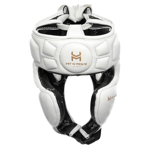 Image of HIT N MOVE Air Armor Precision Boxing Headgear - Lightweight & Protective Headgear for Men and Women in MMA, Kickboxing, Muay Thai, Training & Sparring and Combat