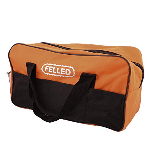 Felled Chainsaw Sharpening Kit with Chainsaw File Set, Guides, Depth Gauge Tool, Stump Filing Vise, Grease Gun, Wedge