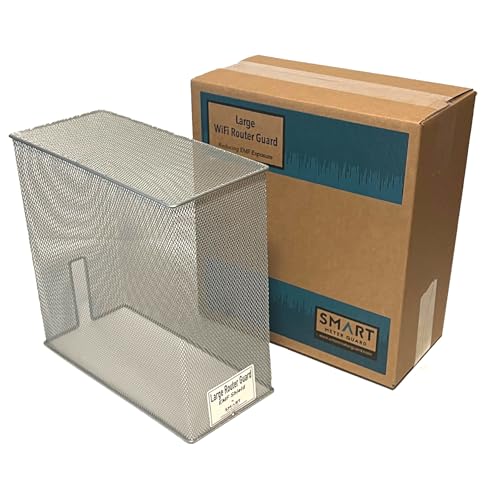 Image of Large WiFi Router Guard Cover (Made in The US!) Faraday cage Shields EMF Your Router emits so You can Still use The Router While reducing EMF Exposure