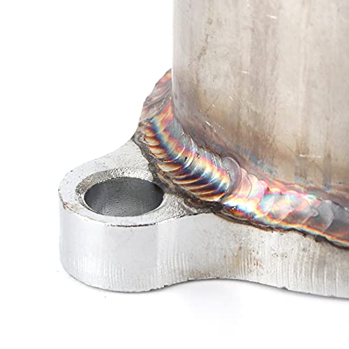 Flangia del Tubo di Scarico del Turbo, Adattatore in Acciaio Inossidabile a 5 Bulloni da 2,5 Pollici Flangia del Tubo di Scarico del Turbo Adatta per Alloggiamenti delle Turbine GT25 GT28 T25 T28