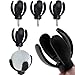 IDS 5 PCs Golf Ball Pick Up Tool Ball Pick Up Retriever Grabber Claw Sucker Tool for Putter Grip Professional Golf Accessory, Black