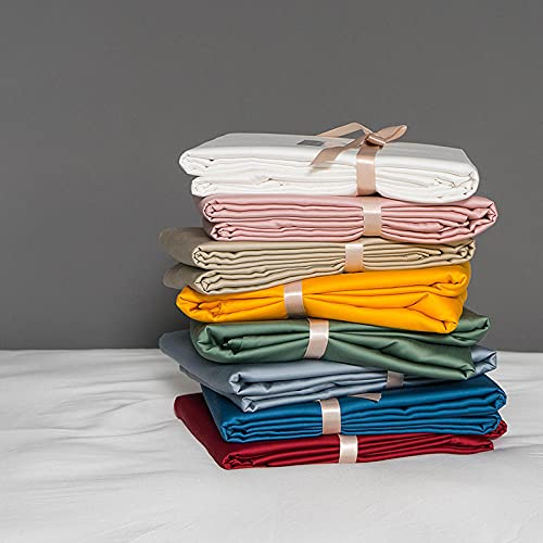 Makeps58 Bettbezug-Set aus 100 % Seide, King-Size-Bettwäsche, weiche und luxuriöse Satin-Bettwäsche, Heimtextilien für Schlafzimmer
