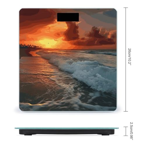 Báscula Digital de Baño con Pantalla LED Clara miniatura 2