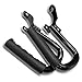 Hooke Road Wrangler TJ Front Grab Handles for 1997-2006 Jeep Wrangler TJ & Unlimited - Steel,Black