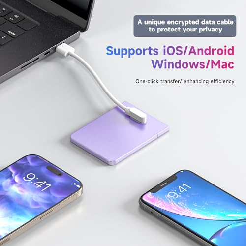 AI Smart Recorder with Simultaneous Interpretation & Real-timeTranscription,64GB AI Speech Processor Powered by ChatGPT with App Control for Business/Education/Interviews (Purple) by GELAMI - Image 7
